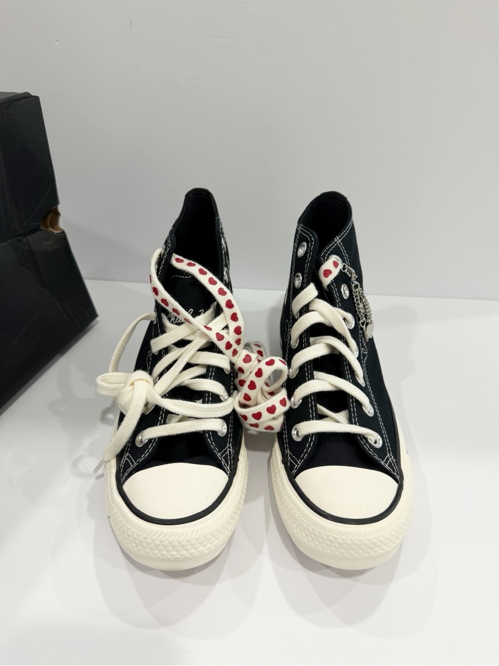 Converse Women's Chuck Taylor All Star Valentine's Day High Top Casual Sneakers - Picture 3 of 12
